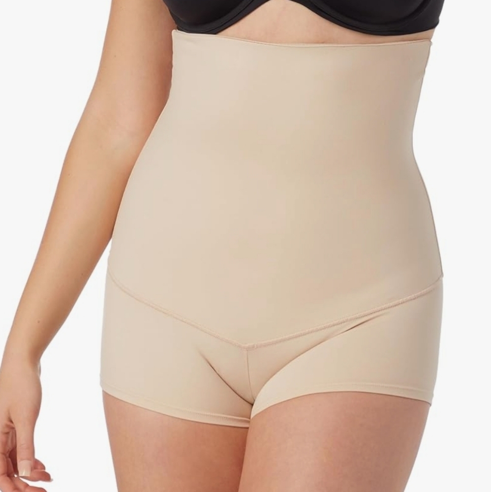 Maidenform High Waist Boyshort Shapewear XL New